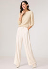 Gerry Weber Wide Leg Trousers, Cream
