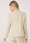 Gerry Weber Single Breasted Blazer, Beige