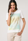 Gerry Weber Metallic Graphic T Shirt, White