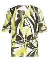Gerry Weber Printed V Neck Top, Green