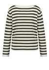 Gerry Weber Stretch Knit Striped Sweater, Green