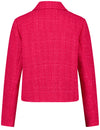 Gerry Weber Boucle Style Zip Jacket, Pink