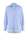 Gerry Weber Striped Contrast Trim Shirt, Blue