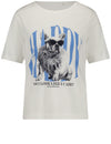 Gerry Weber Dog Print T-Shirt, Blue