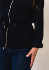 Gerry Weber Suede Pocket Jacket, Navy