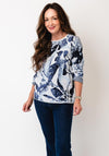 Gerry Weber Abstract Pattern Top, Blue Multi
