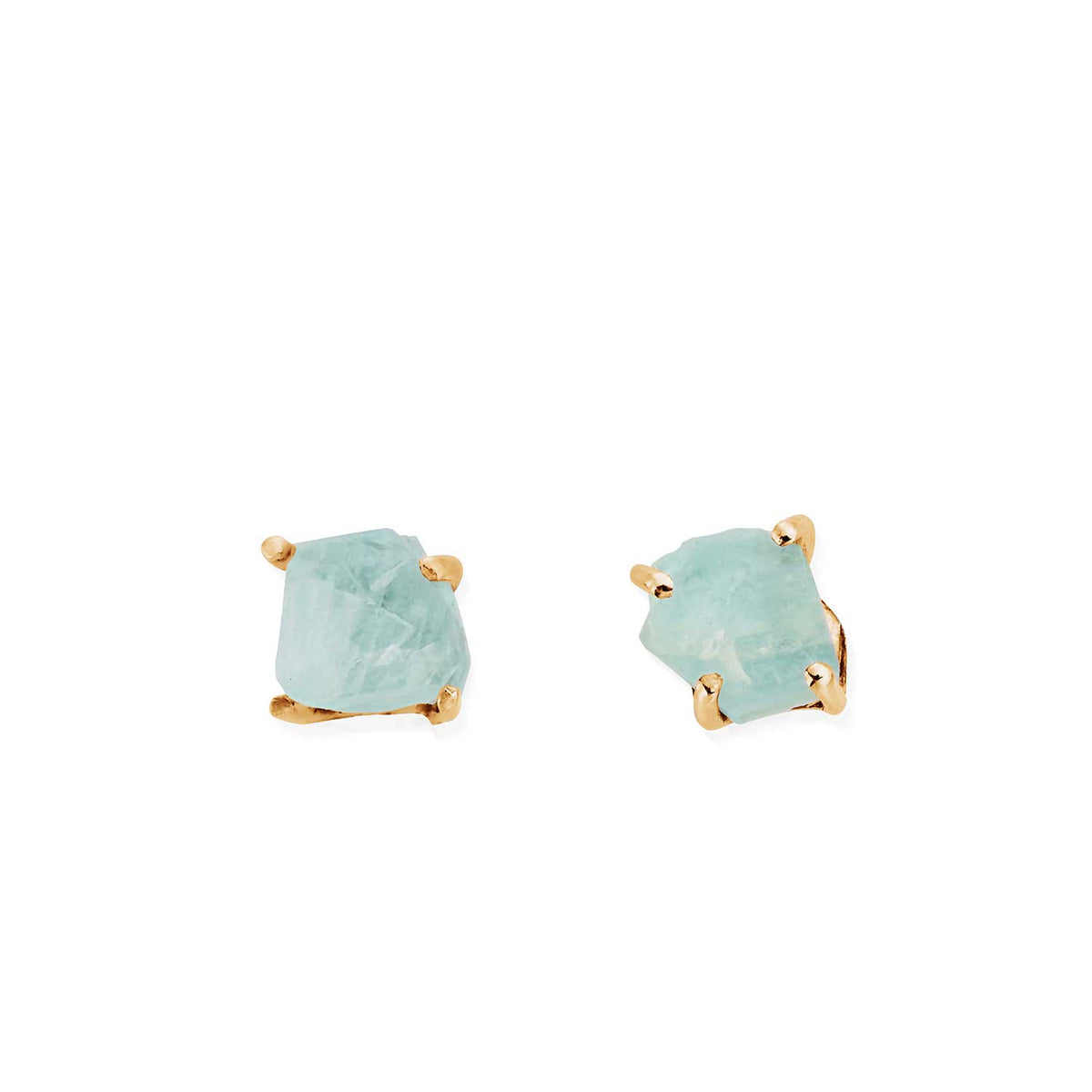 ChloBo Harmony Stone Stud Earrings, Gold
