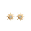 ChloBo Sunrise Glow Stud Earrings, Gold