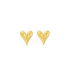 ChloBo Sunlit Heart Earrings, Gold