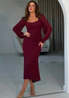 GIRL IN MIND SWEETHEART NECKLINE RUCHED