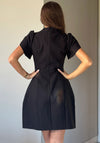 Girl in Mind Ami Tulip Mini Dress, Black
