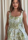 Girl in Mind Camelia Floral Dress, Green