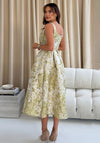 Girl in Mind Camelia Floral Dress, Green