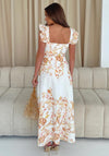 Girl In Mind Orla Floral Print Maxi Dress, Orange