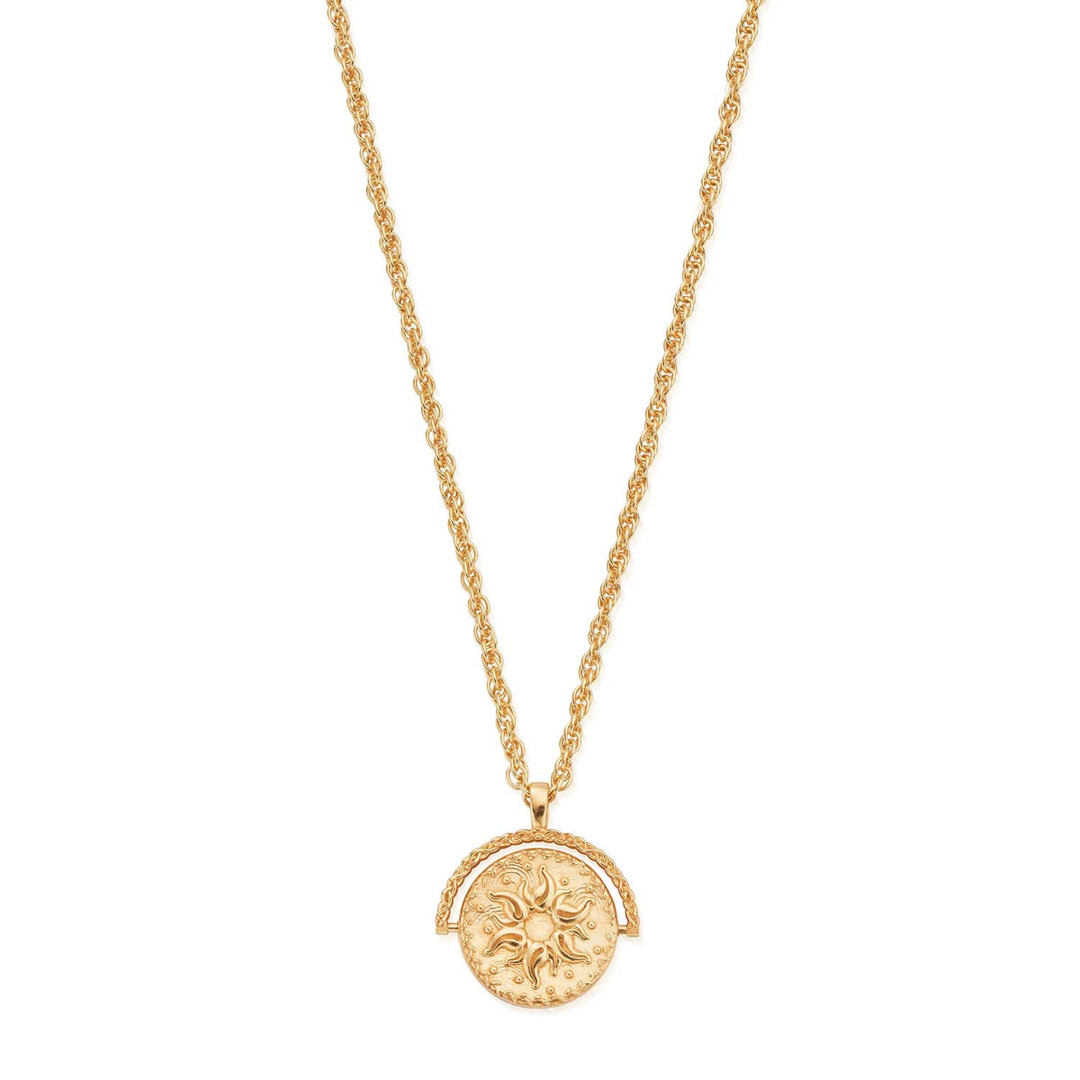 ChloBo Renewal Spinner Necklace, Gold