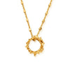 ChloBo In Bloom Wisteria Delicate Cube Necklace, Gold