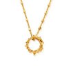 ChloBo In Bloom Wisteria Delicate Cube Necklace, Gold