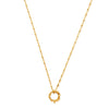 ChloBo In Bloom Wisteria Delicate Cube Necklace, Gold