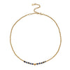 ChloBo Midnight Star Sodalite Necklace, Gold