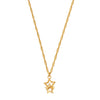 ChloBo In Bloom Interlocking Star Twisted Chain Necklace, Gold