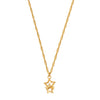 ChloBo In Bloom Interlocking Star Twisted Chain Necklace, Gold
