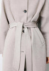Grace & Mila Wool Rich Belted Coat, Beige