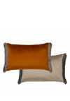 Graham & Brown Fringe Opulence Cushion 40x60cm, Copper Multi