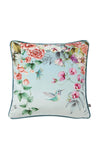 Graham & Brown Ethereal Floral Cushion 50x50cm, Blue Multi