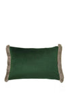 Graham & Brown Fringe Opulence Cushion 40x60cm, Emerald Multi
