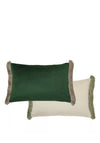Graham & Brown Fringe Opulence Cushion 40x60cm, Emerald Multi