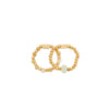 ChloBo Peace and Balance Set of 2 Rings, Gold