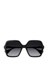 Gucci GG1072S Ladies Oversized Squared Sunglasses, Black