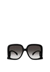Gucci GG1326S Ladies GG Oversized Square Sunglasses, Black