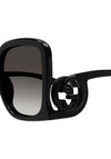 Gucci GG0876SA Ladies GG Oversized Square Sunglasses, Black