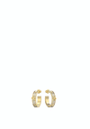 Guess 4G Forever CZ Oval Hoop Earrings, Gold