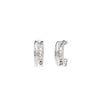 Guess 4G Light Hoop Earrings, Silver