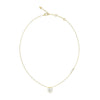 Guess Amore Pearl Heart Pendant Necklace, Gold