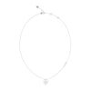 Guess Amore Heart Pendant Necklace, Silver