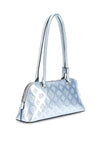Guess Arnela 4G Metallic Peony Logo Shoulder Bag, Blue