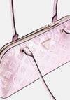 Guess Arnela 4G Metallic Peony Logo Shoulder Bag, Pink