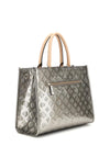 Guess Arnela 4G Peony Logo Tote Bag, Pewter