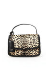 Guess Audrey Leopard Print Crossbody Bag, Black Multi