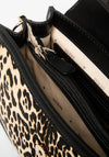 Guess Audrey Leopard Print Crossbody Bag, Black Multi