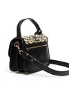Guess Audrey Leopard Print Crossbody Bag, Black Multi