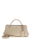 Guess Audrey Small Satchel Bag, Light Taupe