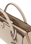 Guess Audrey Small Satchel Bag, Light Taupe