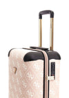 Guess Berta 4G 21” 8-Wheeler Spin Cabin Suitcase, Beige