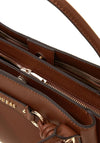 Guess Camelia Satchel Bag, Cognac