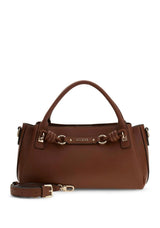 Guess Camelia Satchel Bag, Cognac