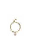 Guess Chunky Chain Heart Bracelet, Gold